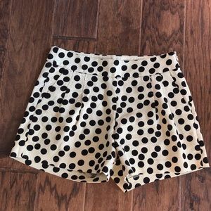 High waisted pleated J crew shorts